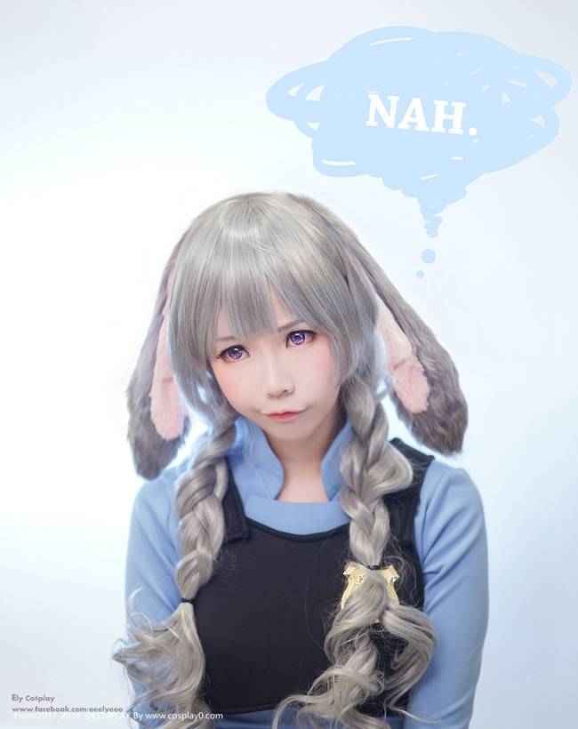 疯狂动物城可爱的小兔子ElyEE子Cosplay朱迪同人(图9)