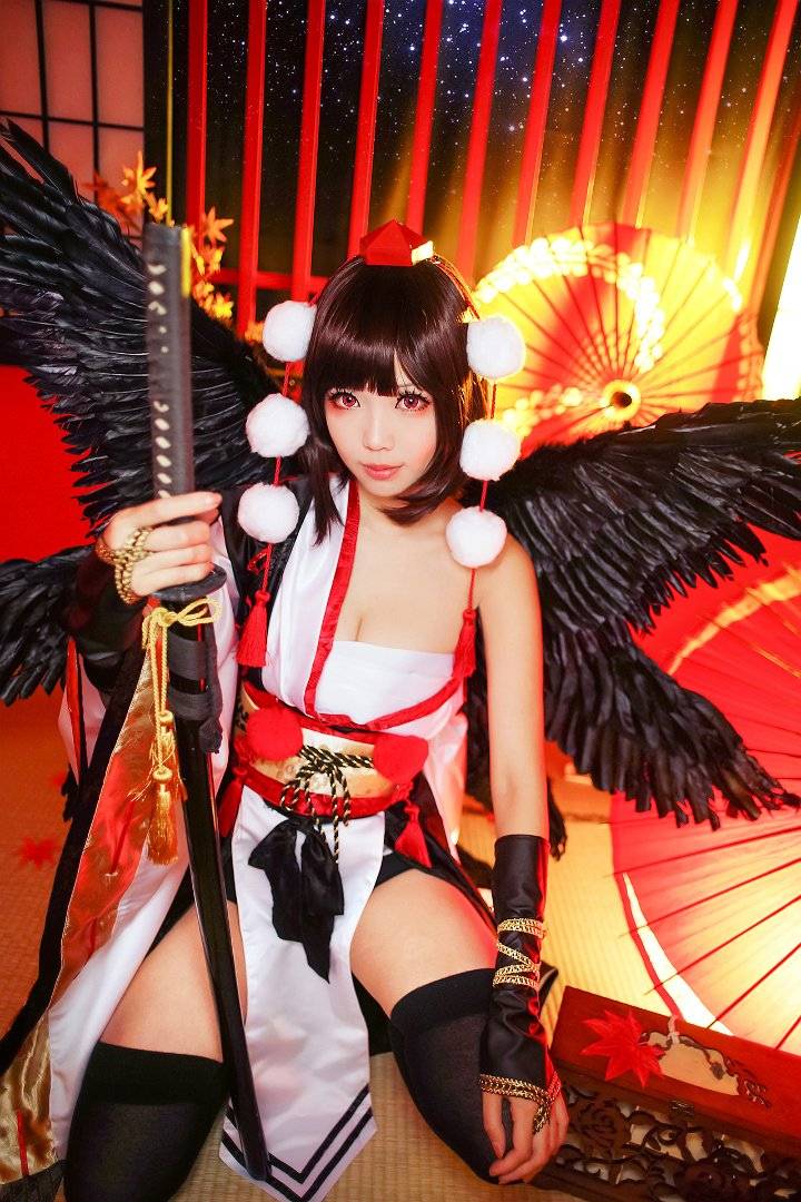 【cosplay】[Ely] Ely x Touhou Red Maple 1(图1)