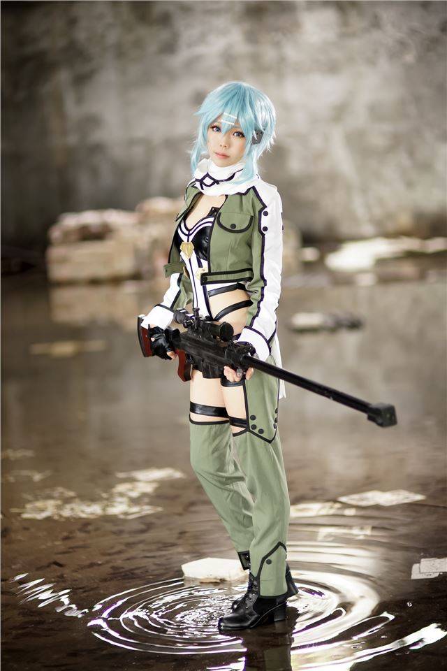 【cosplay】[Ely] 刀剑神域 诗乃(图6)