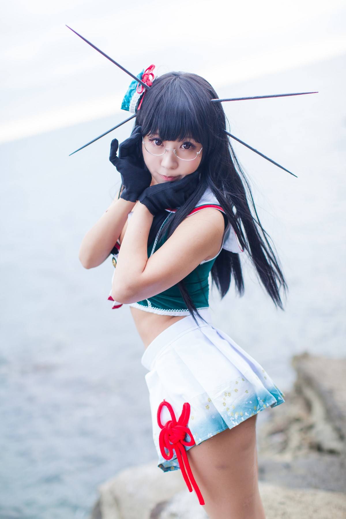 【cosplay】[にんげんっていいな (穴子、铃音さくら)] 高雄型抜锚准备 1(图2)