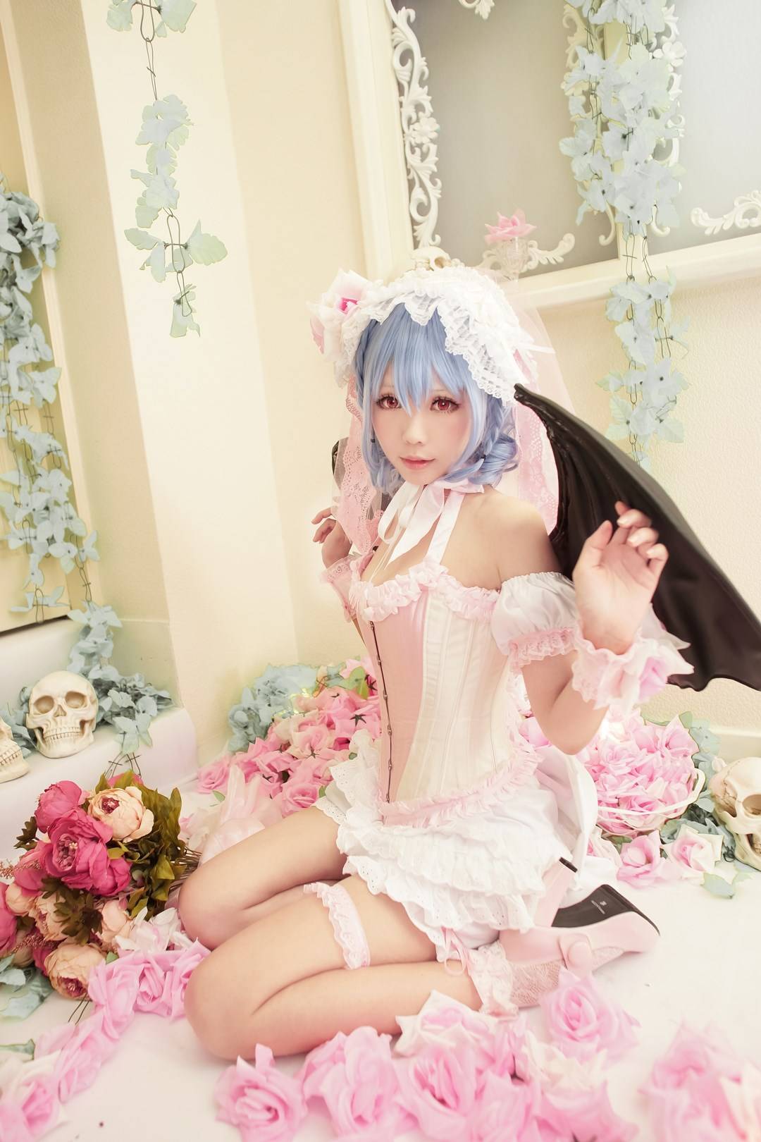 【cosplay】[Ely] 东方千夜梦 蕾米莉亚.斯卡蕾特(图4)