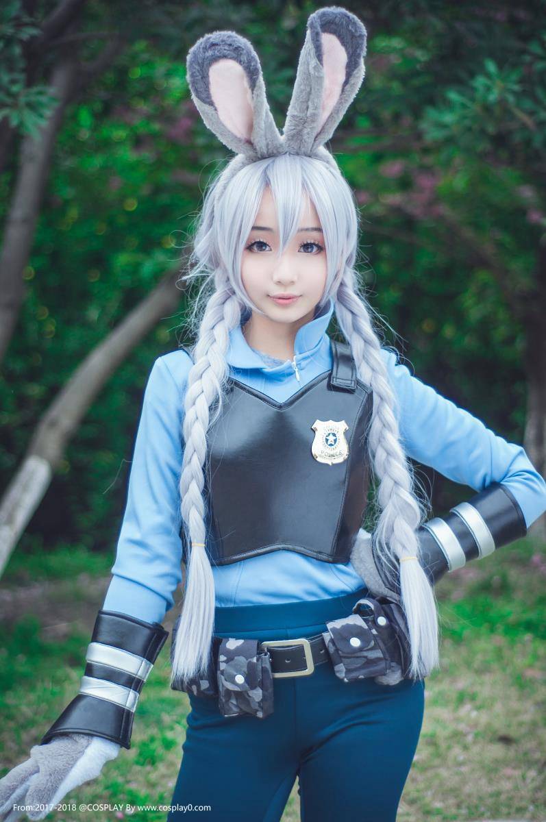 疯狂动物城朱迪警服Cosplay(图1)