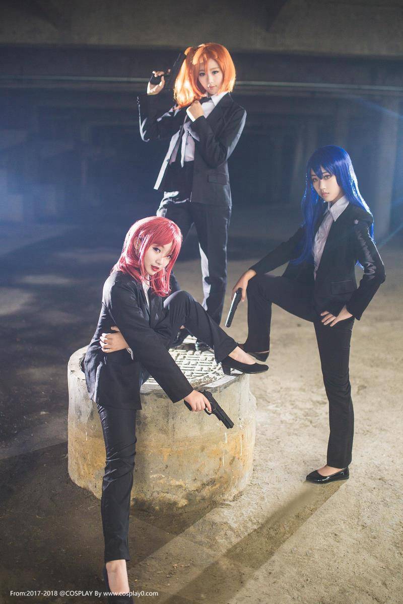 制服美女姐妹花西木野真姬园田海未Cosplay写真(图1)