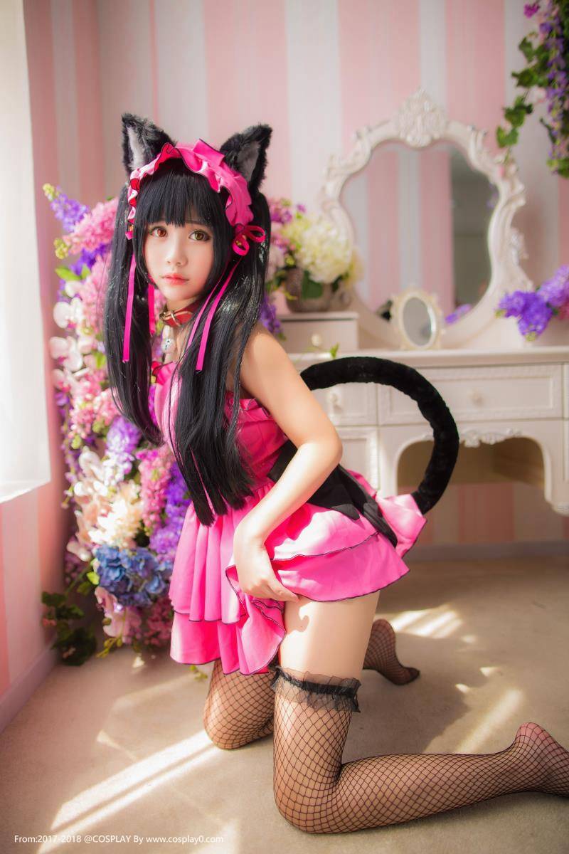 Joean-夜夜_色气满满时崎狂三猫咪Cosplay写真图片(图1)