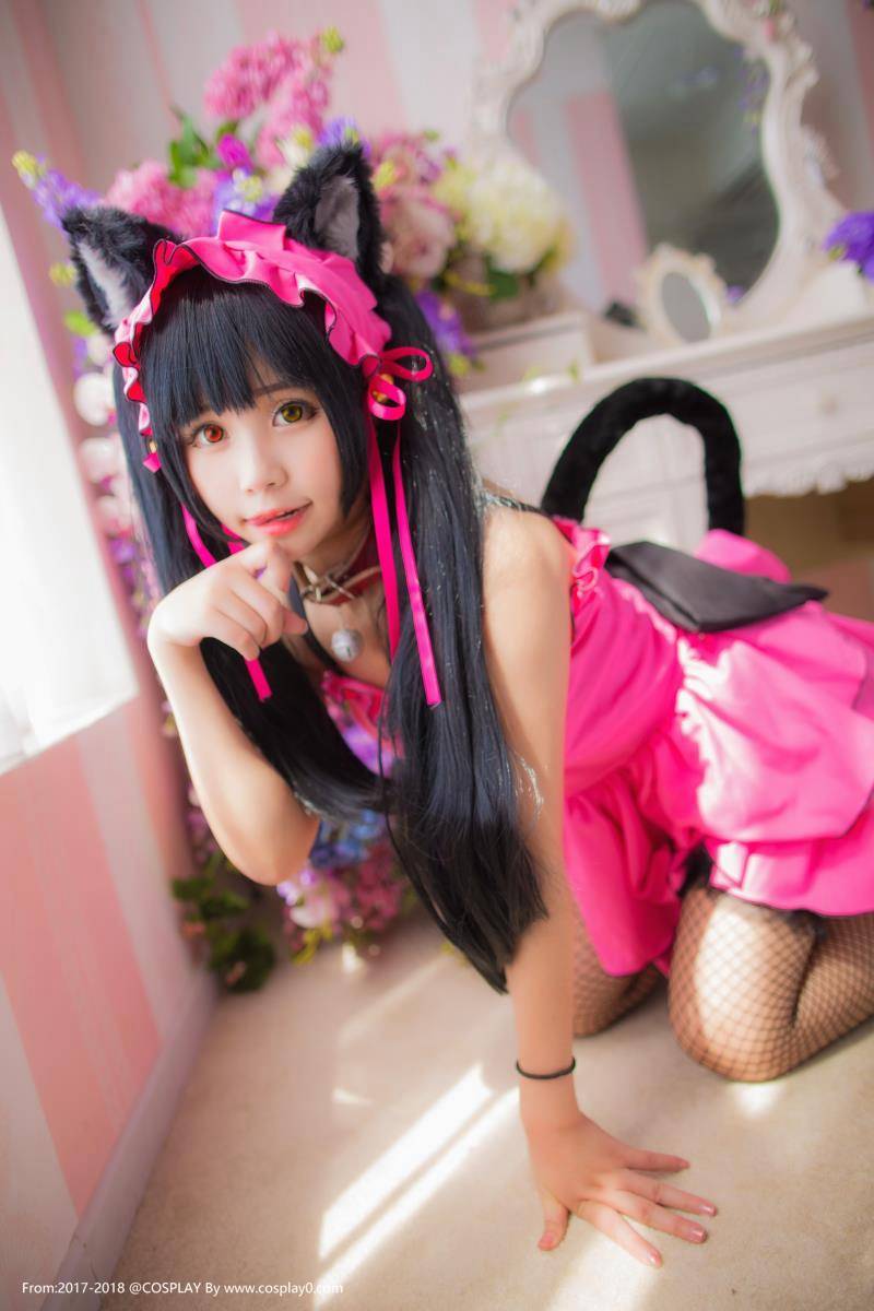Joean-夜夜_色气满满时崎狂三猫咪Cosplay写真图片(图5)
