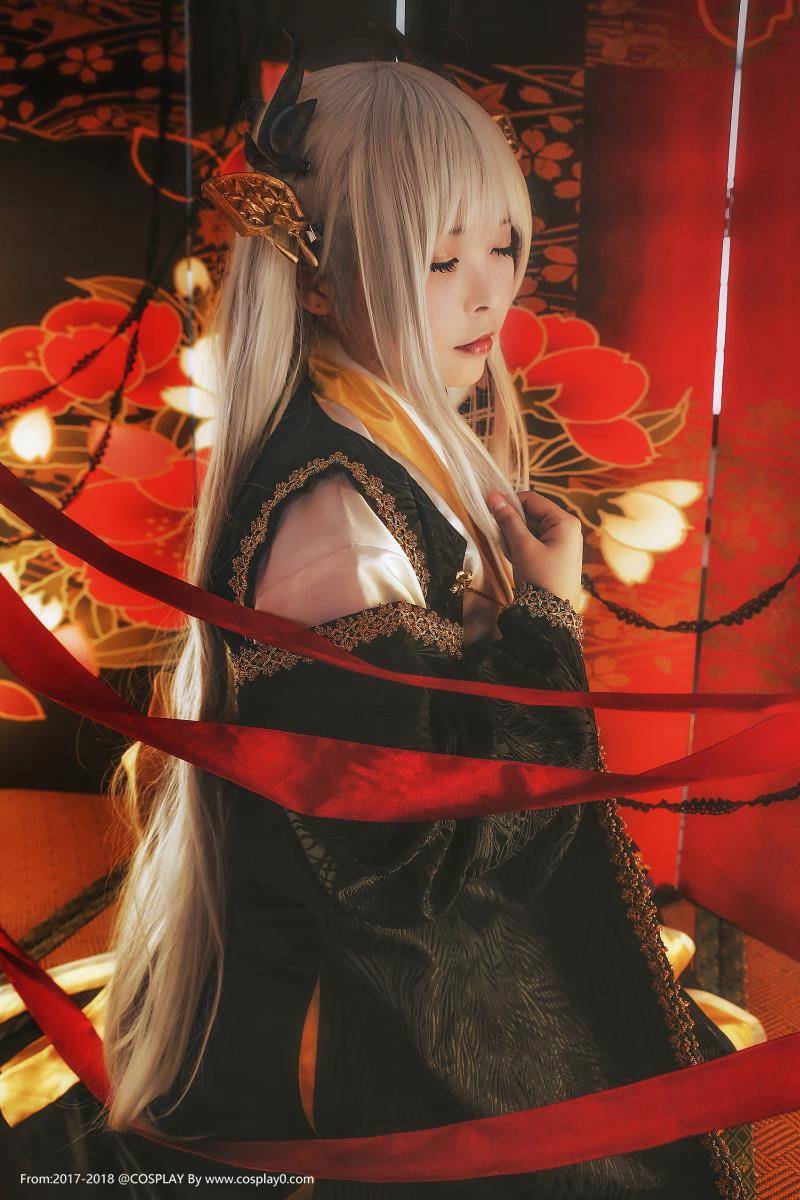 Fate/Grand Order萌妹子和服清姬Cos美女图片(图1)
