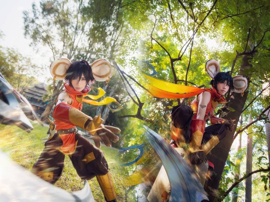 [Cos正片]王者荣耀女英雄李元芳神还原Cosplay(图5)