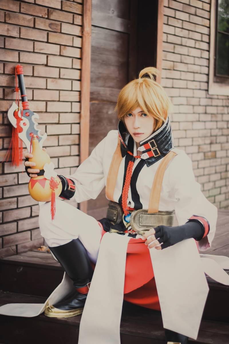 [COS正片]帅气小哥哥Cosplay王者荣耀李白同人(图1)