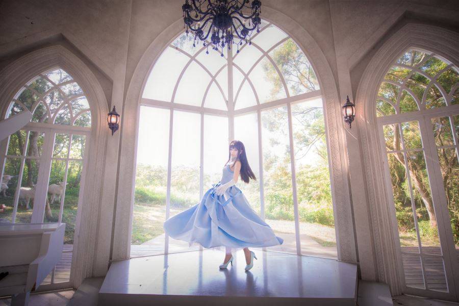清纯美女连衣裙涩谷凛Cos唯美写真图片赏析(图7)