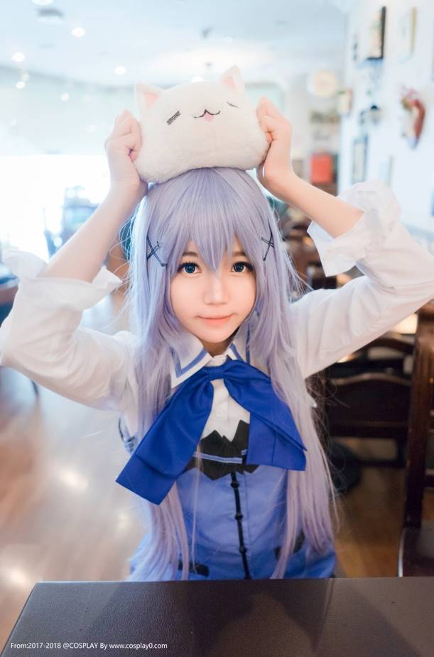 可爱制服萝莉Coser桜桃喵香风智乃Cosplay(图1)