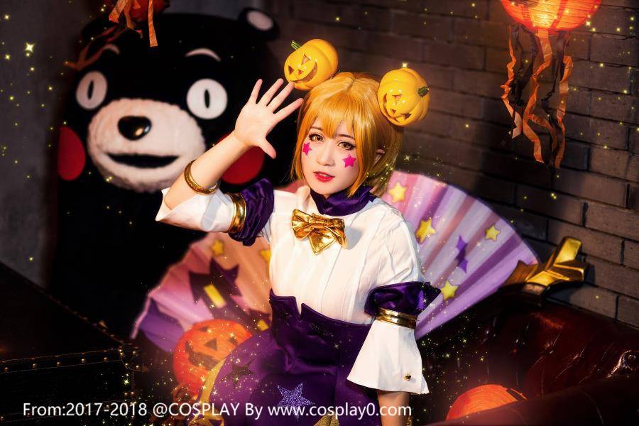 王者荣耀万圣节前夜小乔Cosplay萝莉(图2)