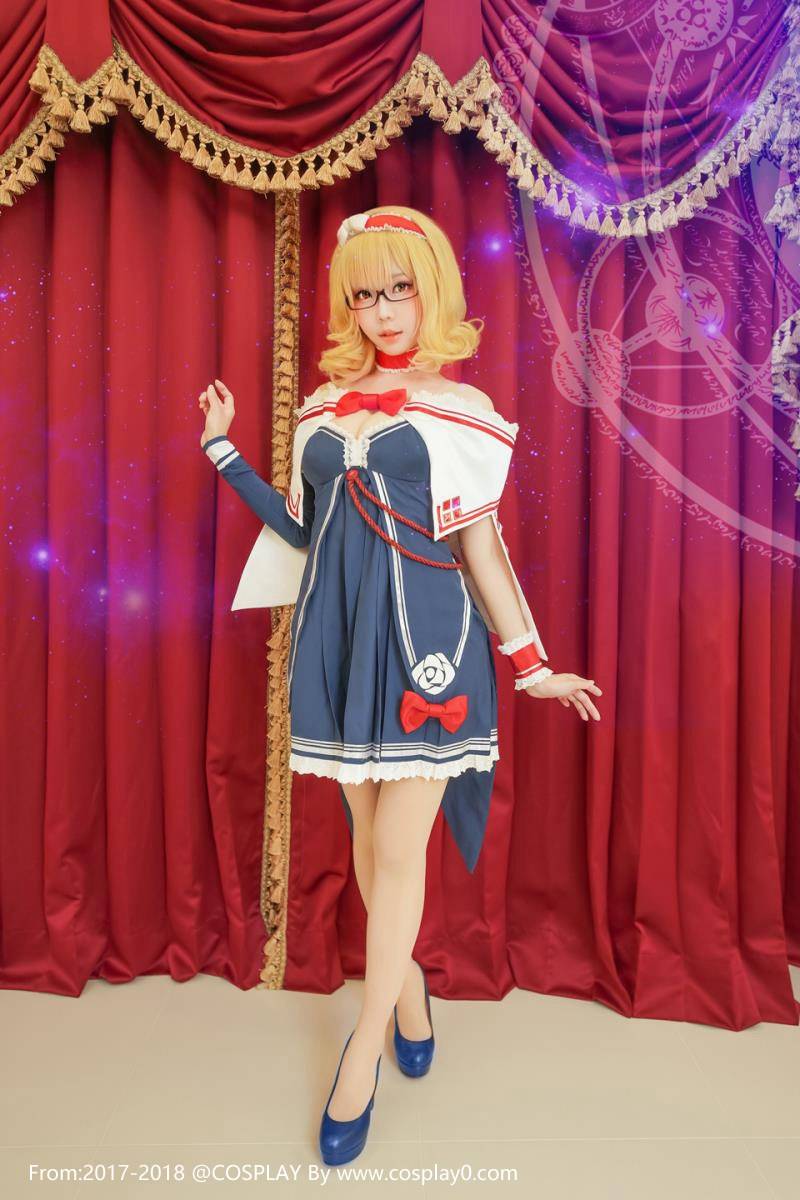 ElyEE子Cosplay爱丽丝·玛格特罗依德肉丝美腿美女写真(图5)