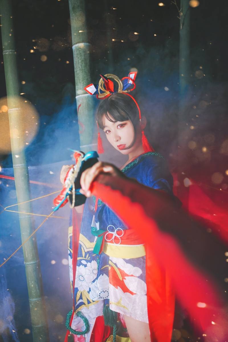 阴阳师樱雨刀舞妖刀姬小姐姐Cosplay(图2)