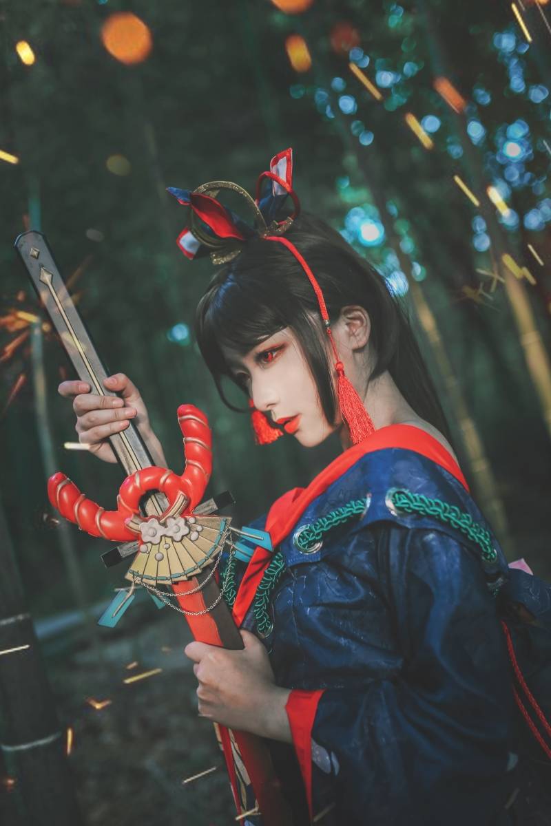 阴阳师樱雨刀舞妖刀姬小姐姐Cosplay(图5)