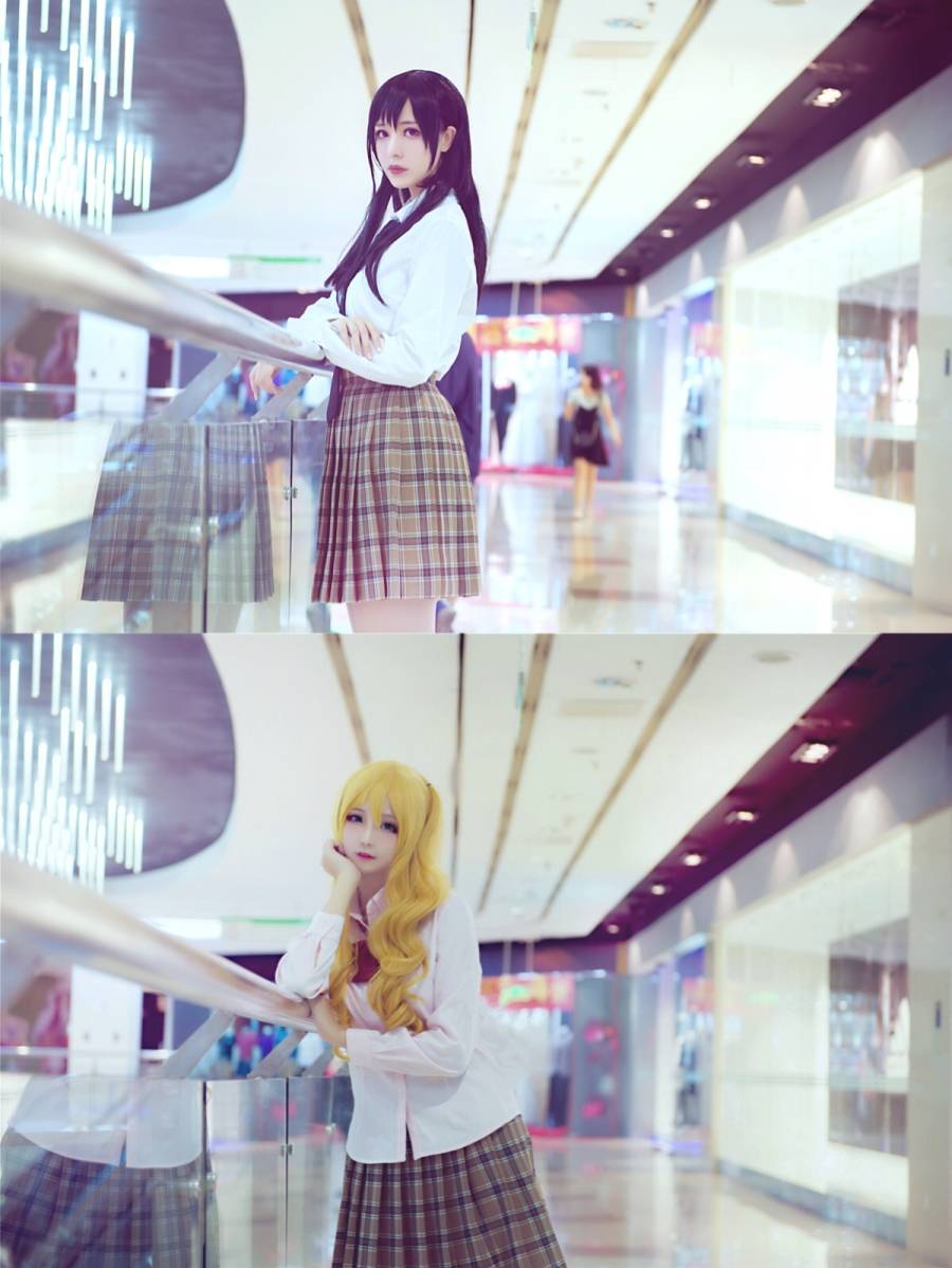 百合姐妹花Citrus蓝原芽衣/蓝原柚子Cosplay(图7)