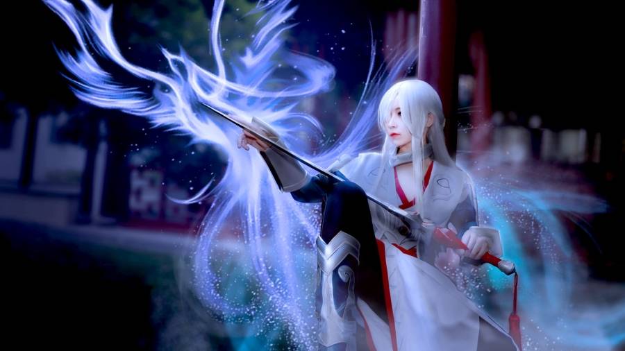 二次元百合姐妹花Cosplay王者荣耀妲己李白(图1)
