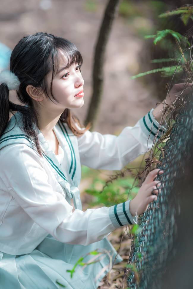 二次元萌妹子学生制服日常JK制服(图1)