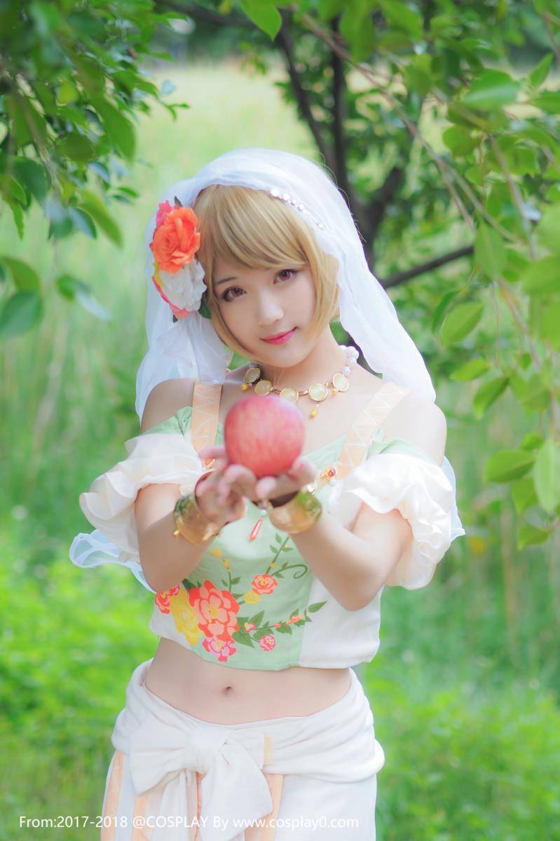 二次元萌妹子LoveLive小泉花阳舞娘Cosplay(图2)