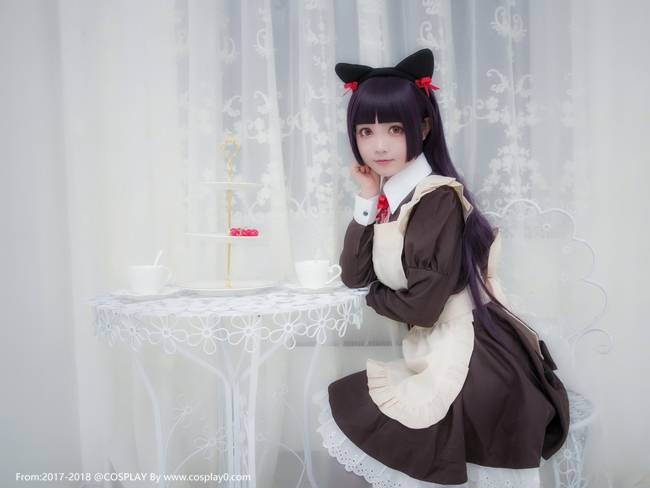 半次元Monica酱我的妹妹哪有这么可爱五更琉璃黑猫同人Cosplay(图6)