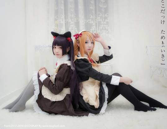 半次元Monica酱我的妹妹哪有这么可爱五更琉璃黑猫同人Cosplay(图8)