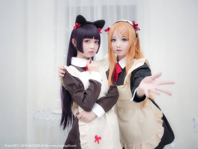 半次元Monica酱我的妹妹哪有这么可爱五更琉璃黑猫同人Cosplay(图5)