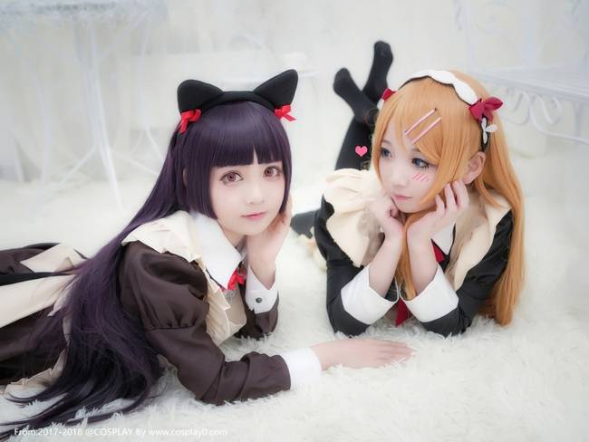 半次元Monica酱我的妹妹哪有这么可爱五更琉璃黑猫同人Cosplay(图1)