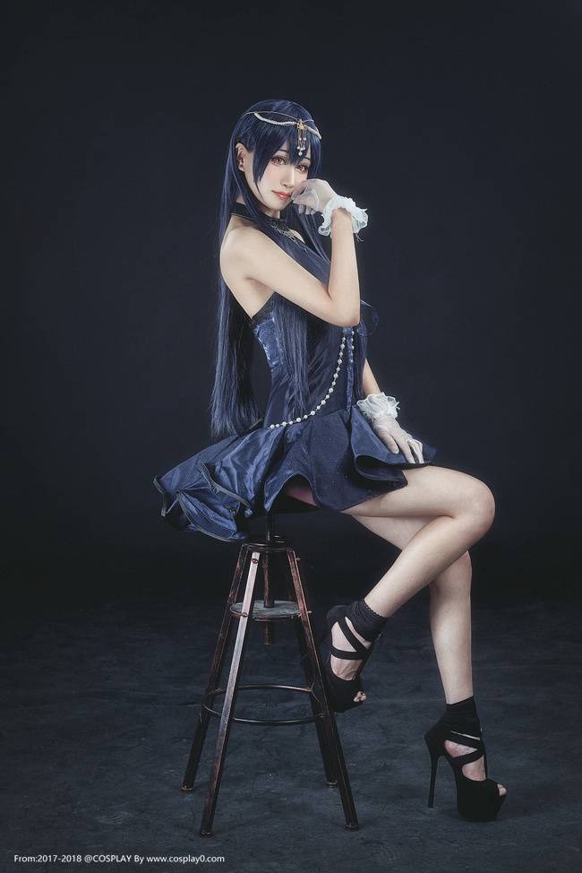 LoveLive缪斯女神园田海未美腿诱惑Cosplay(图3)