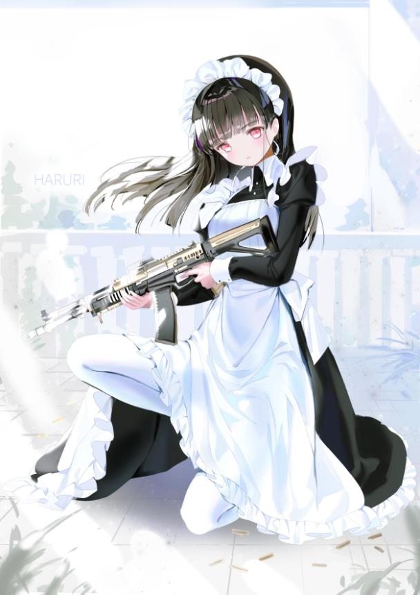 [Pixiv精选]正中红心！机关枪和少女插画特辑(图4)