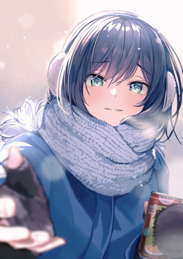 [Pixiv精选] 温暖包覆♡围巾和少女插画特辑(图7)
