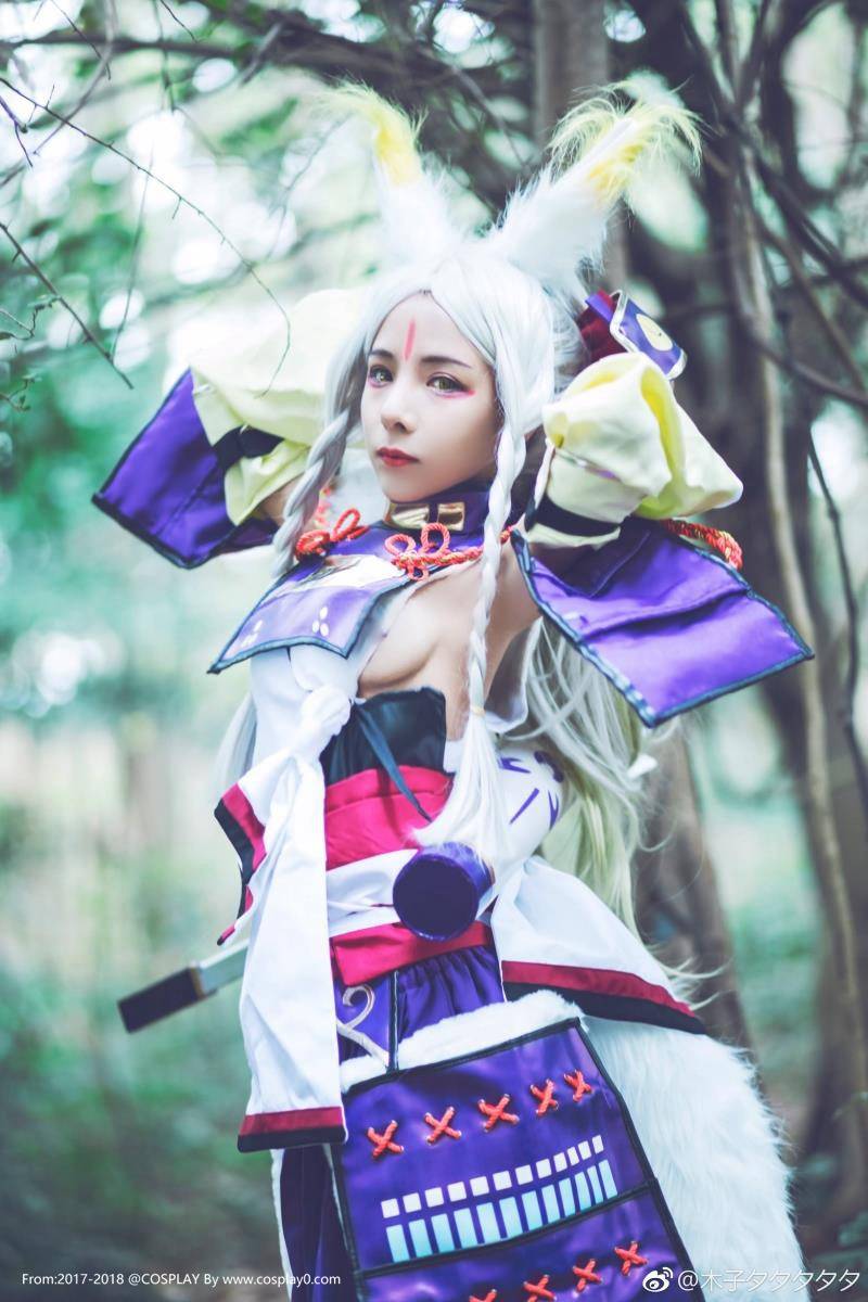 美女Coser木子夕夕夕夕夕Cosplay阴阳师白狼(图3)
