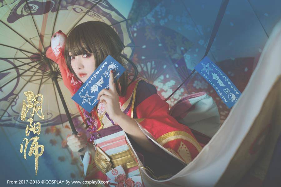 阴阳师神乐古风可爱小萝莉Cosplay(图1)