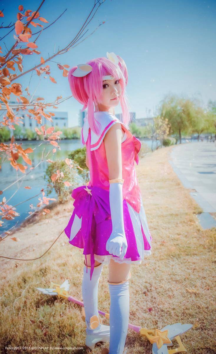 羽天Shine英雄联盟星之守护拉克丝Cosplay(图5)