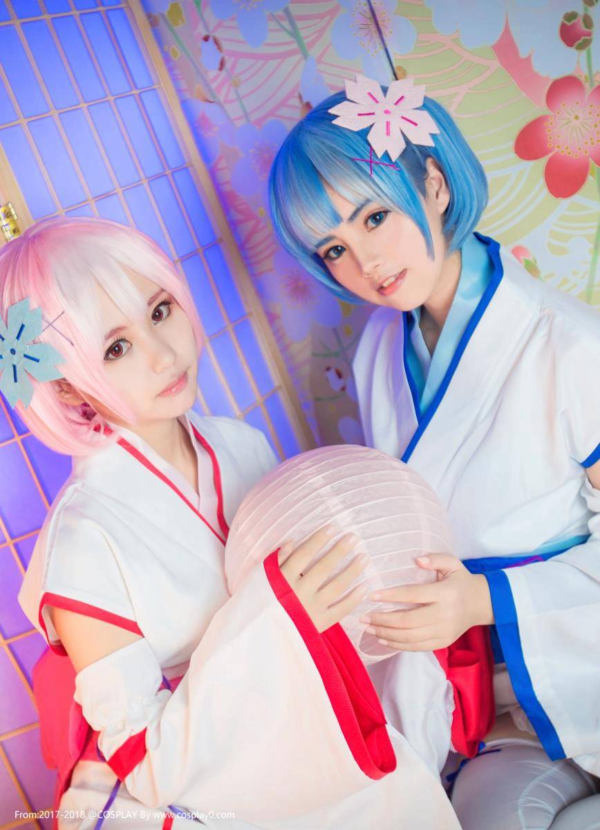 甜美可爱小萝莉拉姆雷姆幼年Cosplay(图1)