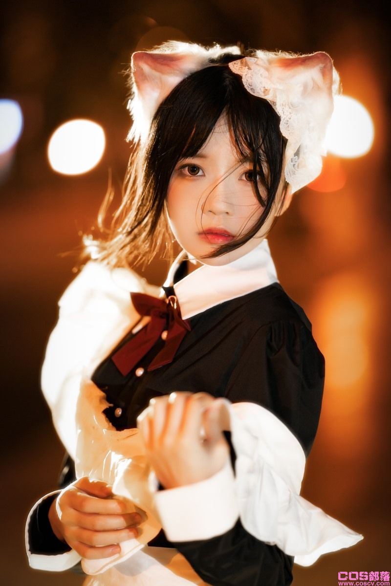 人气Coser@桜桃喵 长裙妹抖（夜）【19P/647MB】(图1)
