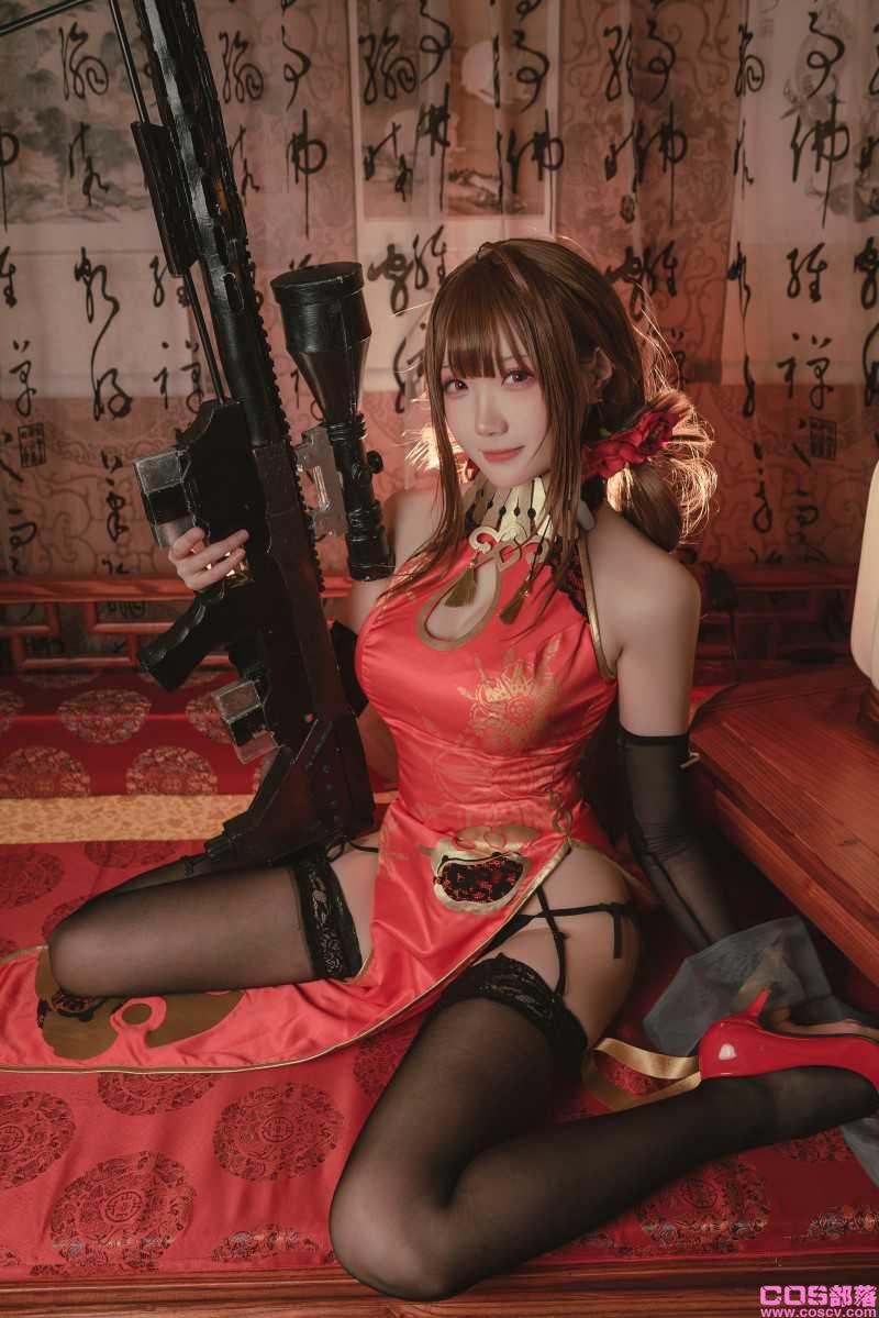 动漫Coser@瓜希酱 DSR-50 红牡丹【16P/89MB】(图3)