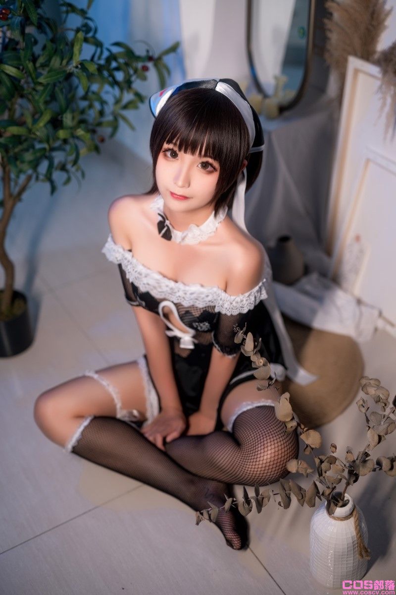 知名动漫博主@蠢沫沫 黑白女仆【37P/488MB】(图2)