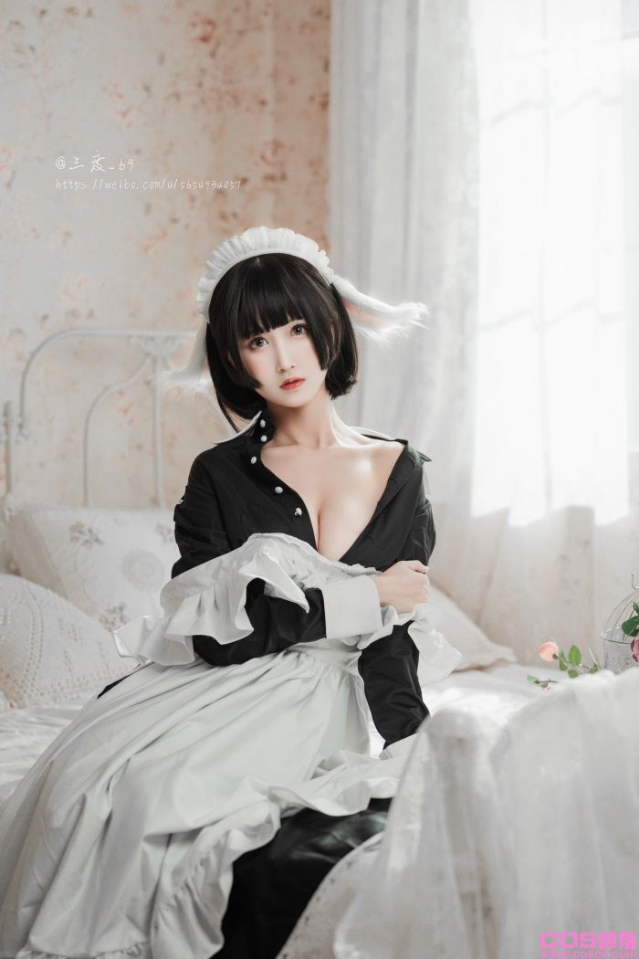 知名动漫博主@三度_69 兔耳女仆【36P/389MB】(图1)