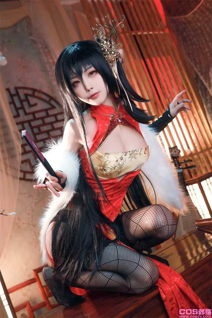 知名动漫博主@水淼aqua-大凤新春旗袍【40P/575MB】(图2)