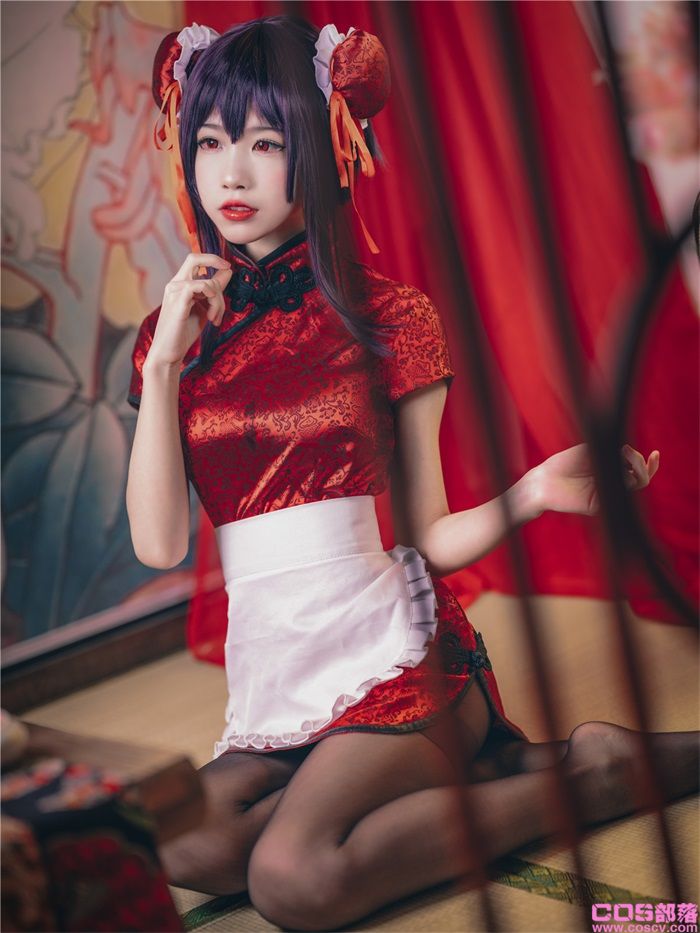 知名动漫博主@水淼aqua-霞之丘诗羽 旗袍【29P/586MB】(图2)