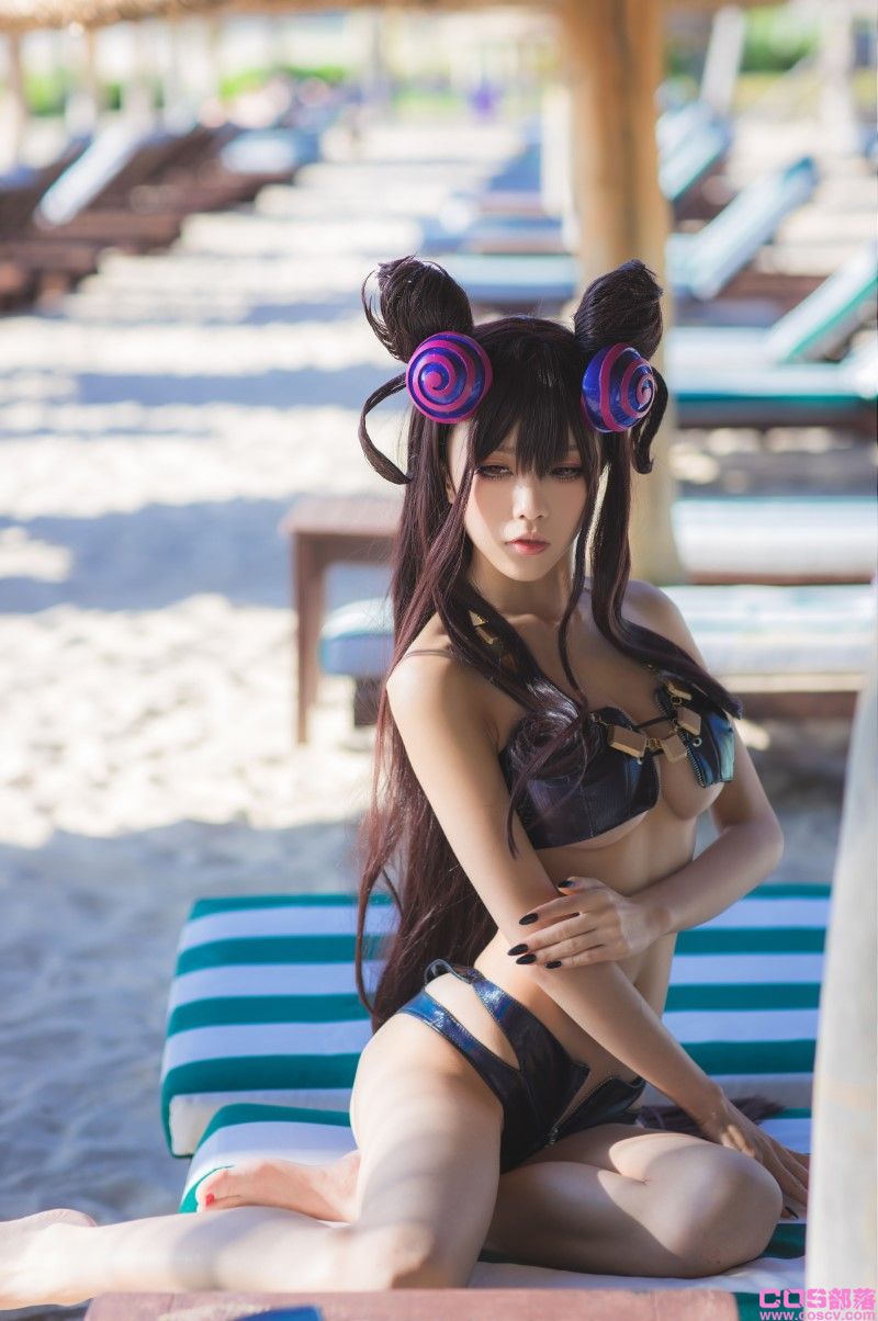 知名动漫博主@水淼aqua 紫式部水着Ver【41P/670MB】(图2)