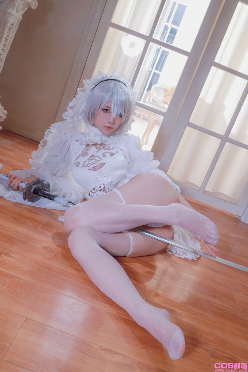 知名动漫博主@水淼aqua 黑白2b【55P/107MB】(图2)