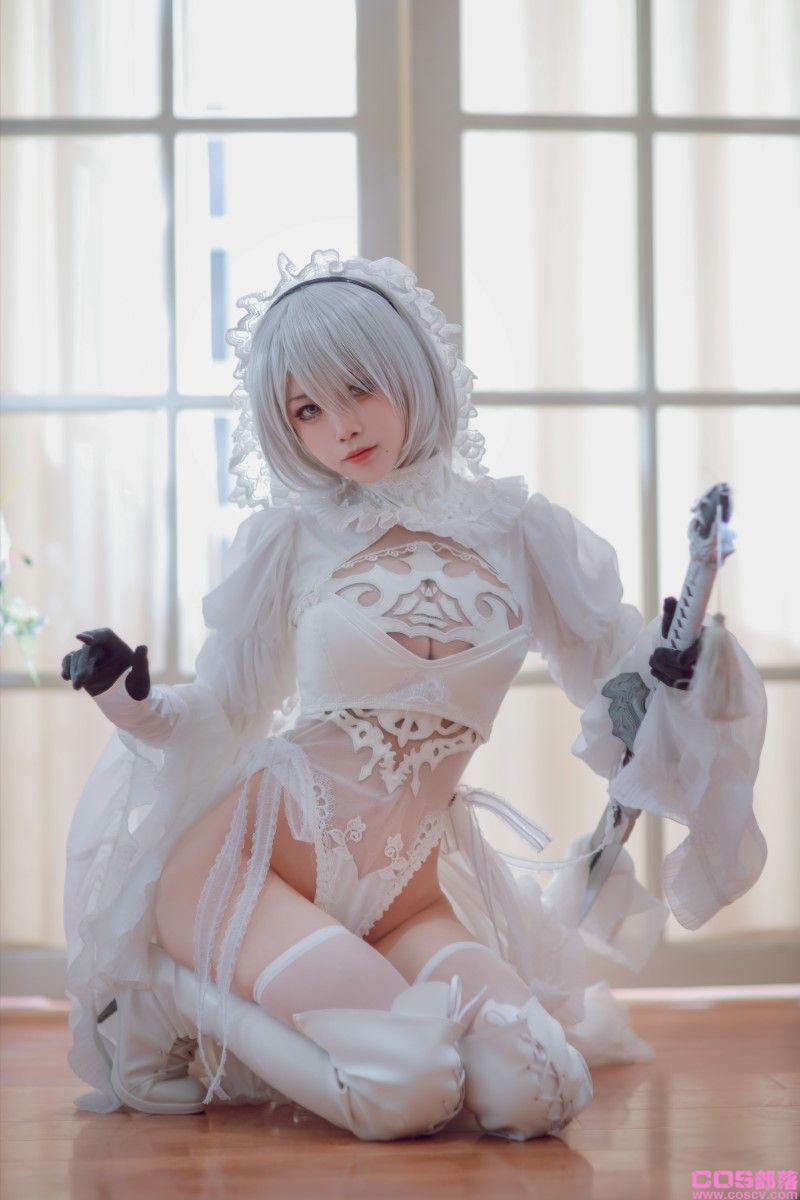 知名动漫博主@水淼aqua 黑白2b【55P/107MB】(图3)