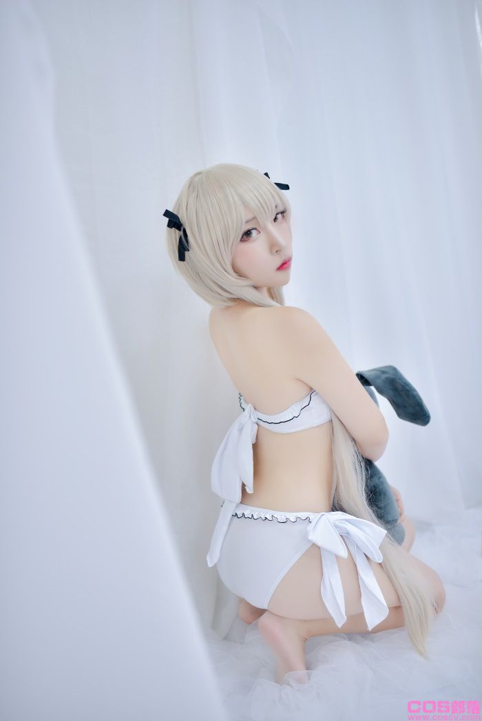 人气Coser动漫博主@二佐Nisa 穹妹泳衣【54P/253MB】(图2)