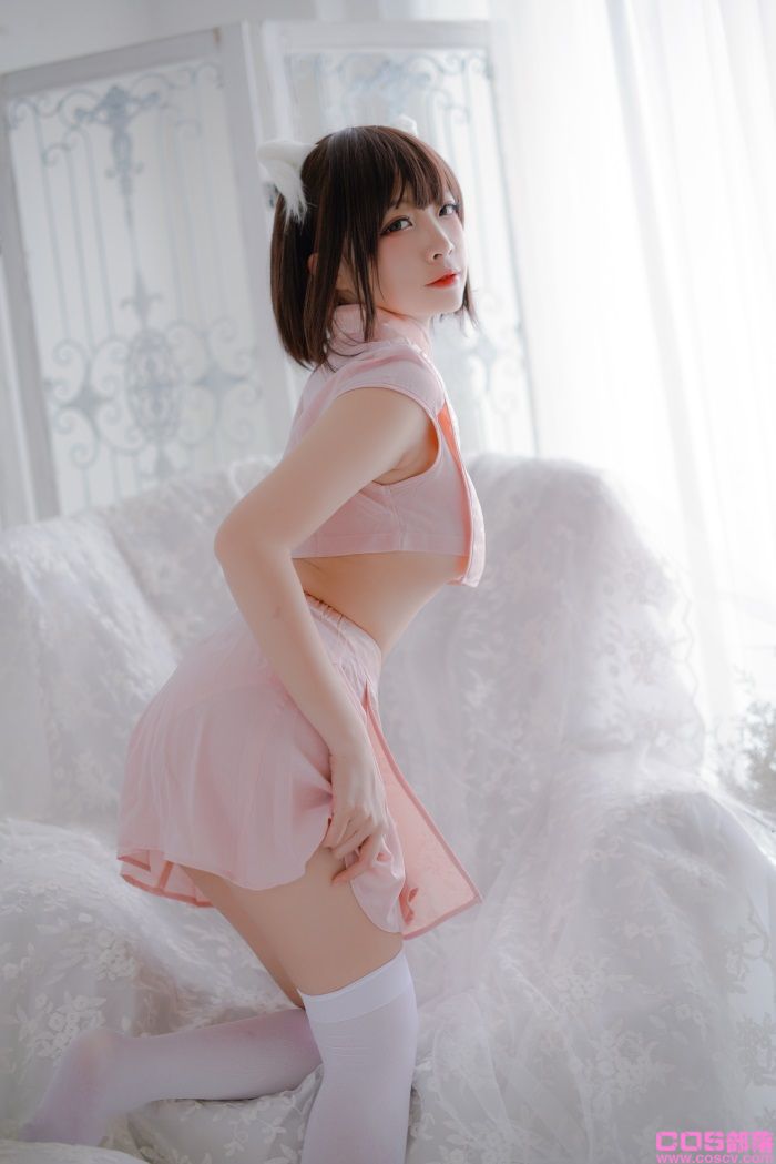人气Coser动漫博主@二佐Nisa 粉旗袍【21P/248MB】(图4)