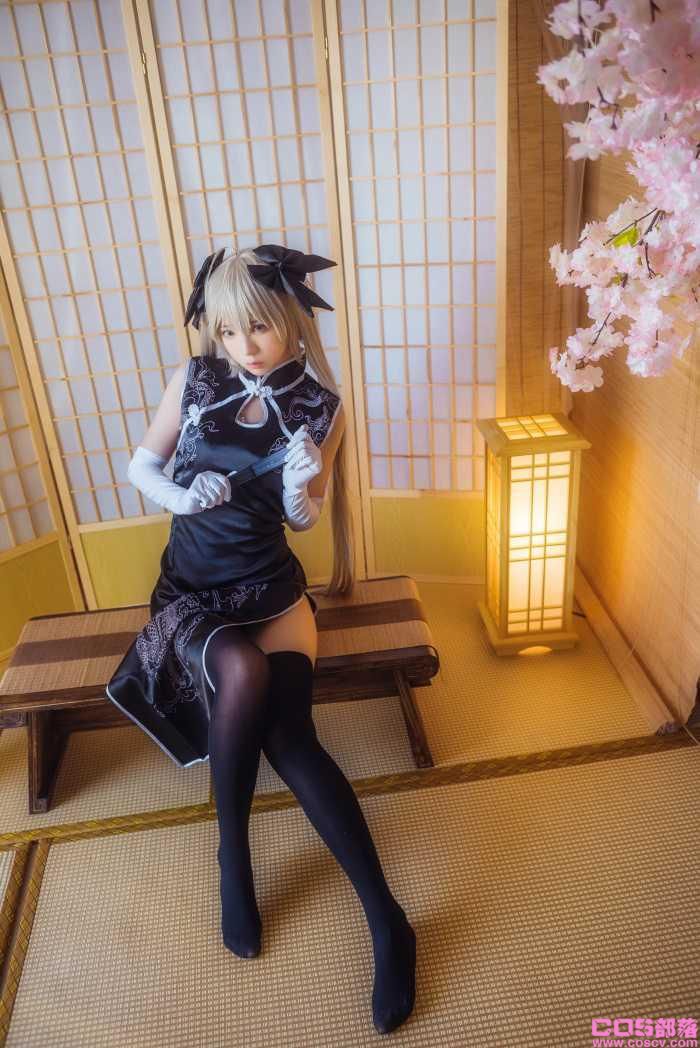 网紅Coser@疯猫ss -穹妹旗袍【24P/324MB】(图3)