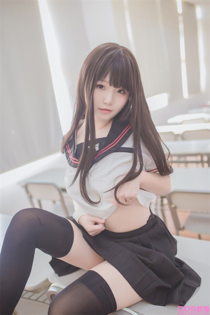 Coser女神@Yoko宅夏Cos - 嘿丝JK【39P/220MB】(图3)