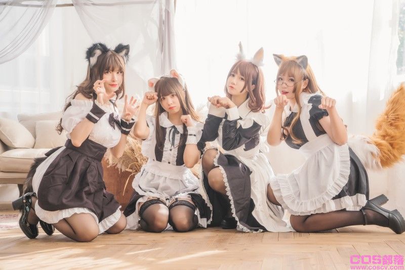 网紅Coser@Yoko宅夏 四人彼女【176P/3.72G】(图4)