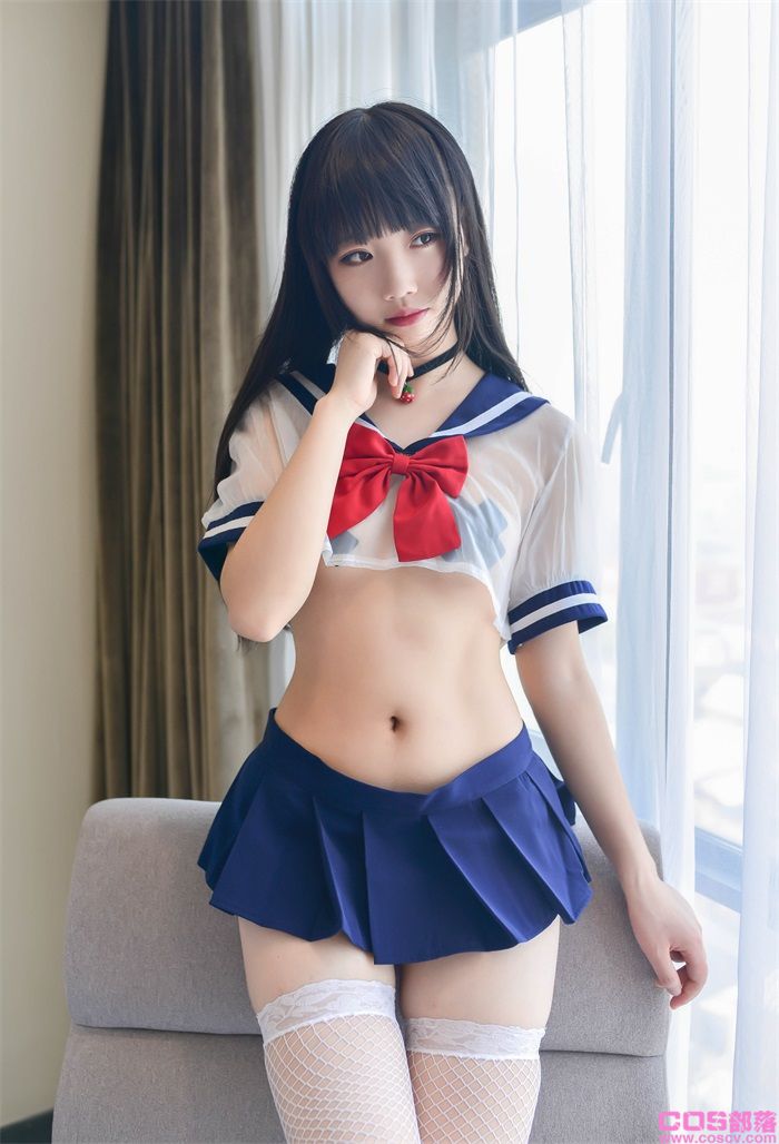 网紅Coser@雪琪 - 透明JK【20P/21MB】(图1)