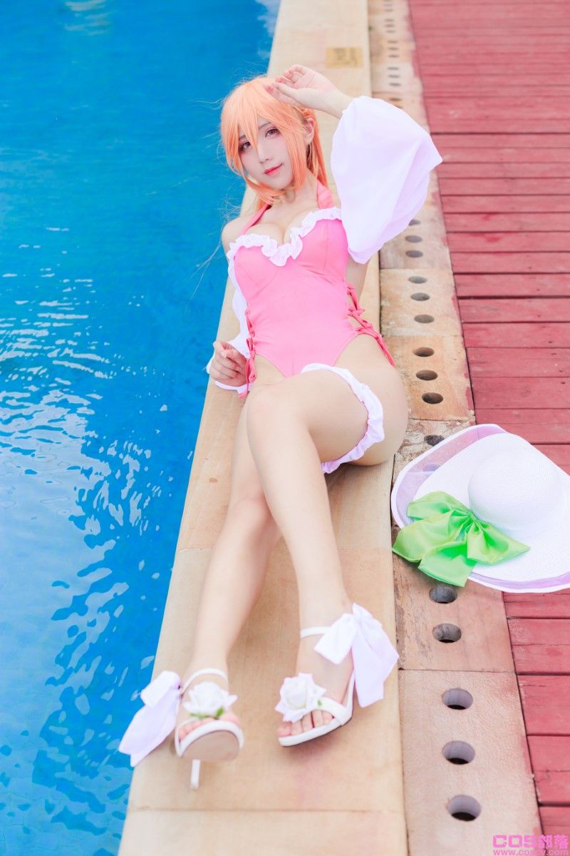 知名动漫博主@九曲Jean 黎塞留泳装【25P/238MB】(图3)