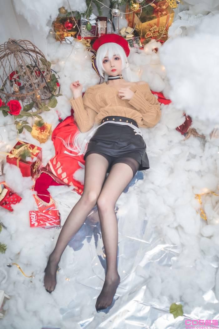知名动漫Coser@rioko凉凉子 圣诞贝尔法斯特【24P/1V/233MB】(图4)